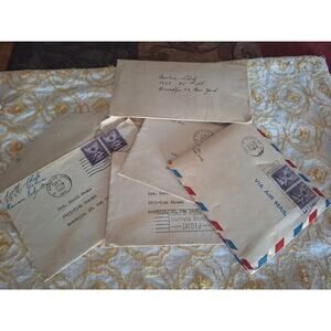 1952-53 Correspondence Poshmarked Kansas City, MO. to New York. Fascinating!